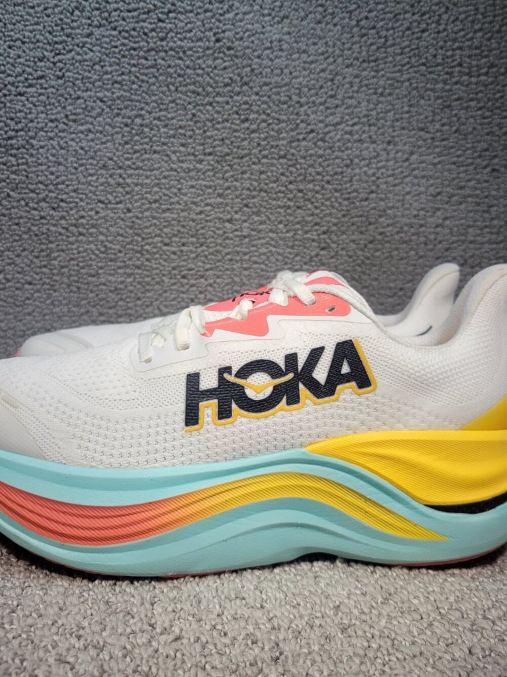 Hoka One One Skyward X Women's Size 10.5B Blanc De Blanc Swim Day 1147912 BSW - Picture 3 of 11